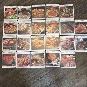Vintage "My Great Recipes" Card Library Cooking Lot 22 Sealed Packs 1990